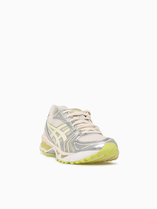 Gelkayano 14 Cream Pistachio leather Silver / 4 / M