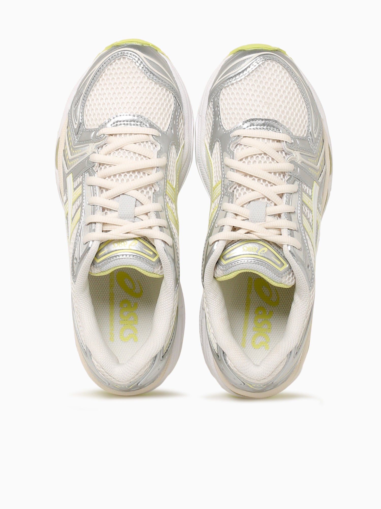Gelkayano 14 Cream Pistachio leather Silver / 4 / M