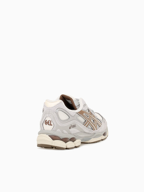 Gelnyc Cream Cement grey leather Mesh Grey / 8 / M