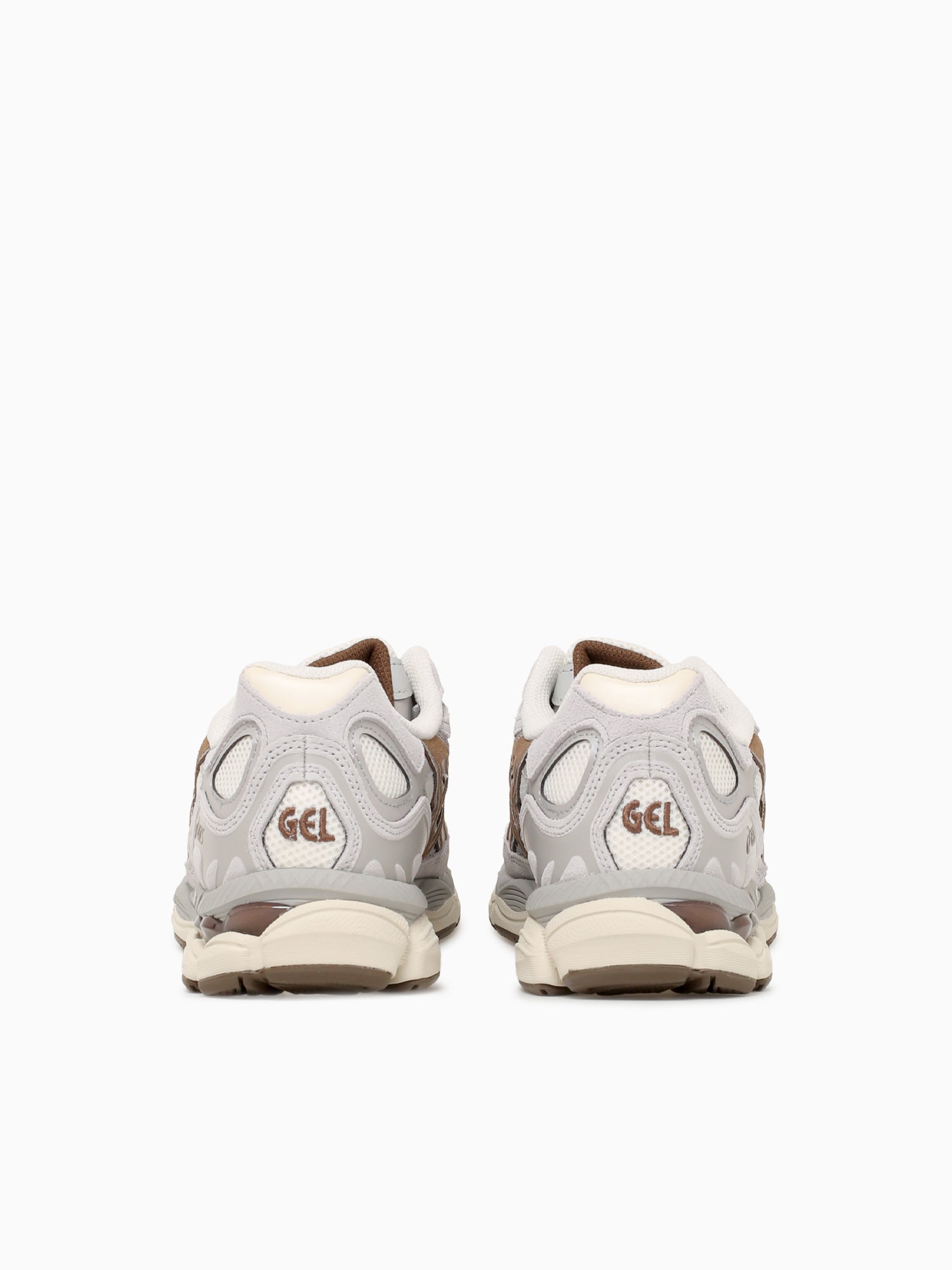 Gelnyc Cream Cement grey leather Mesh Grey / 8 / M