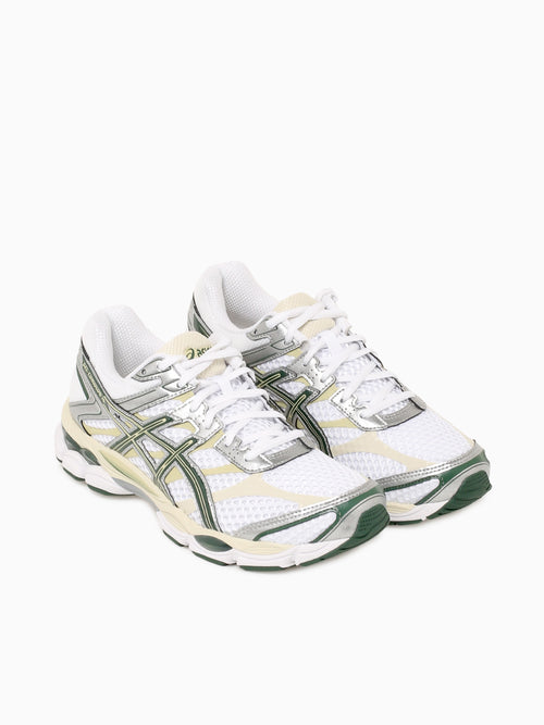 Gelcumulus 16 White Forest green  leath White / 4 / M