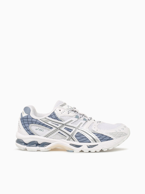 Gel Nimbus 10.1 White Slate blue leather White / 4 / M
