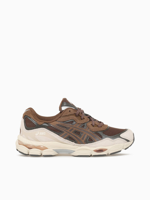 Gelnyc Brown Black coffee suede Mesh Brown / 8 / M