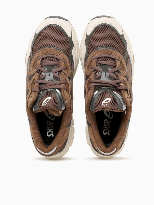 Gelnyc Brown Black coffee suede Mesh Brown / 8 / M