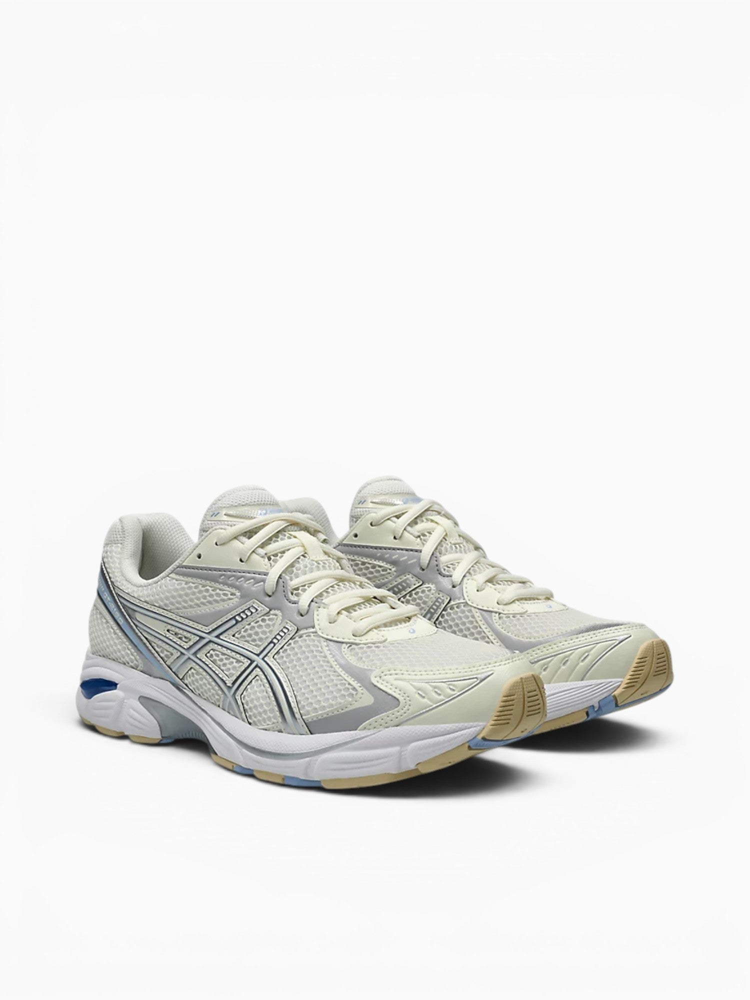 Gt2160 Ivory Silver leather Mesh Off White / 4 / M