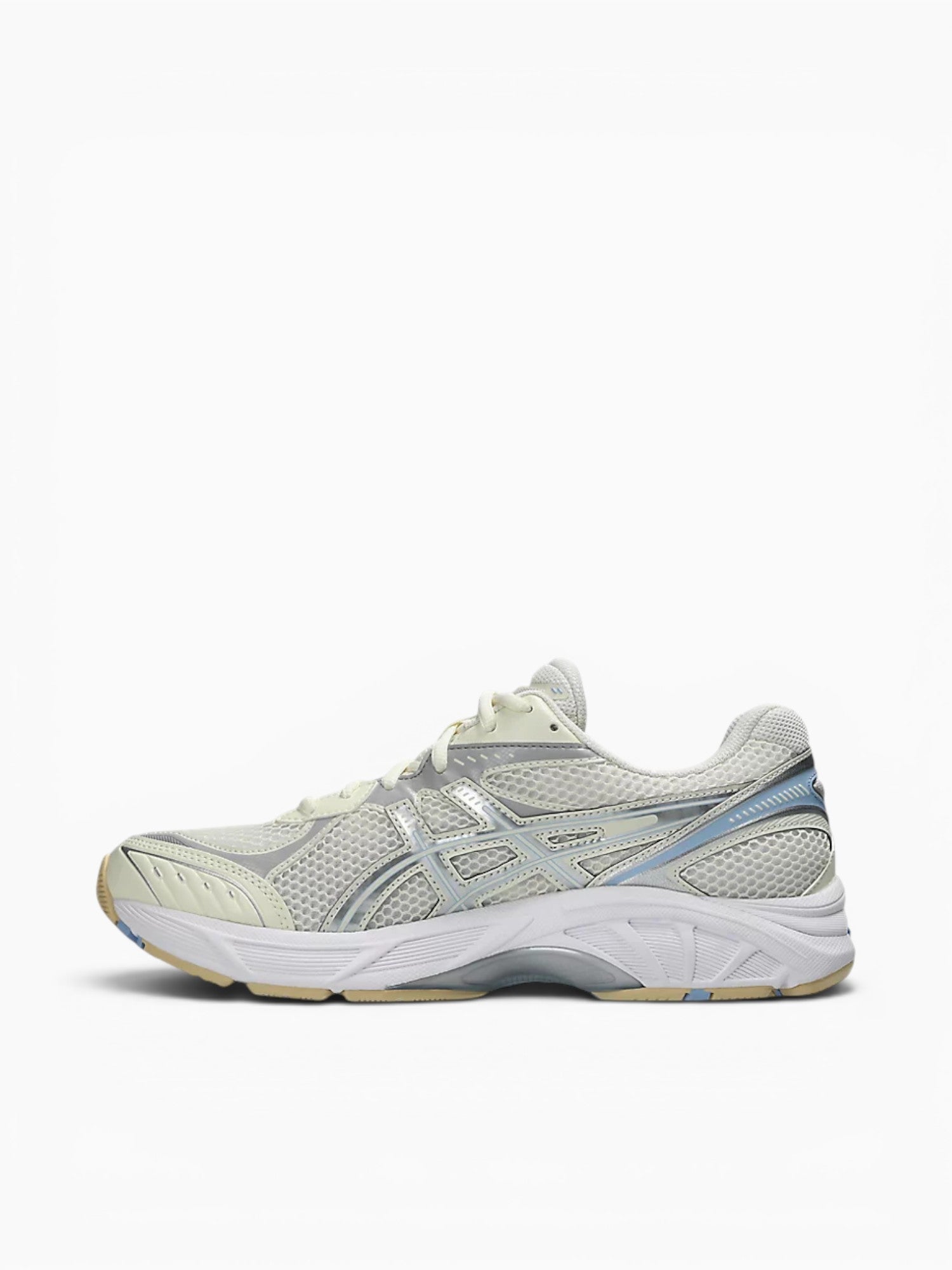 Gt2160 Ivory Silver leather Mesh Off White / 4 / M