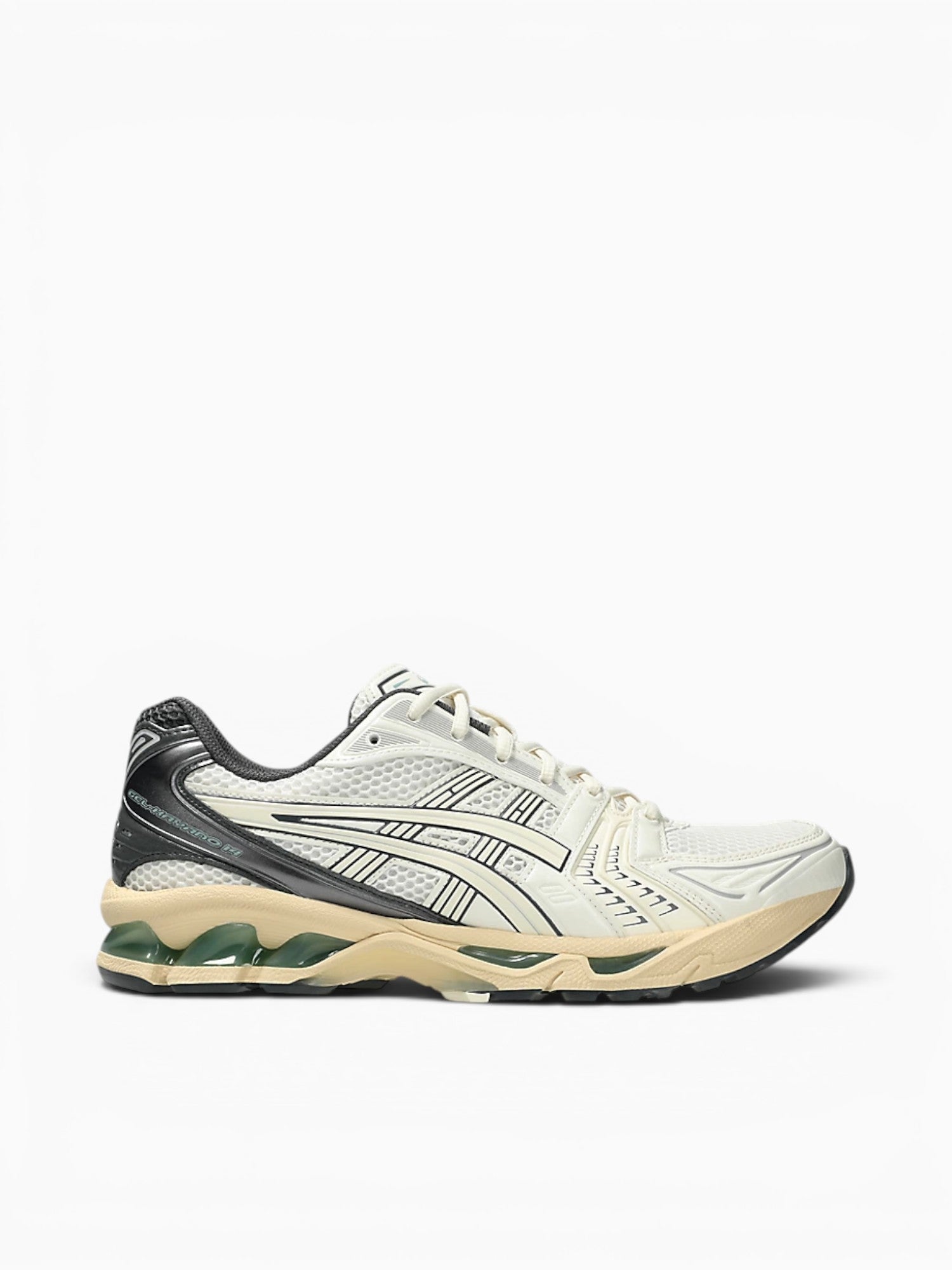 Gelkayano 14 Cream Obsidian lea Mesh Beige / 8 / M