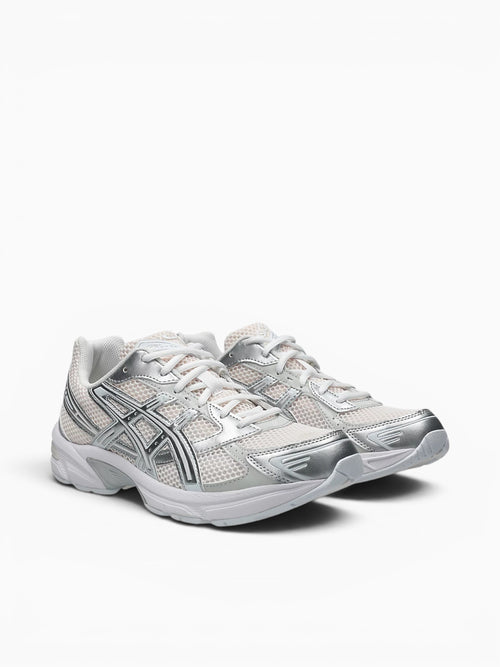 Gel1130 Blush Silver leather Mesh Silver / 4 / M