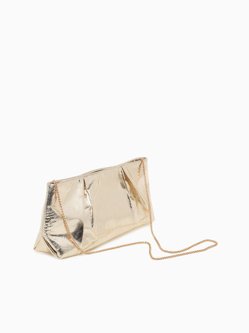 Franny Clutch Gold Gold