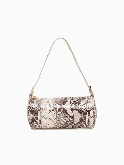 Rachel Shoulder Bag Snake White Multi