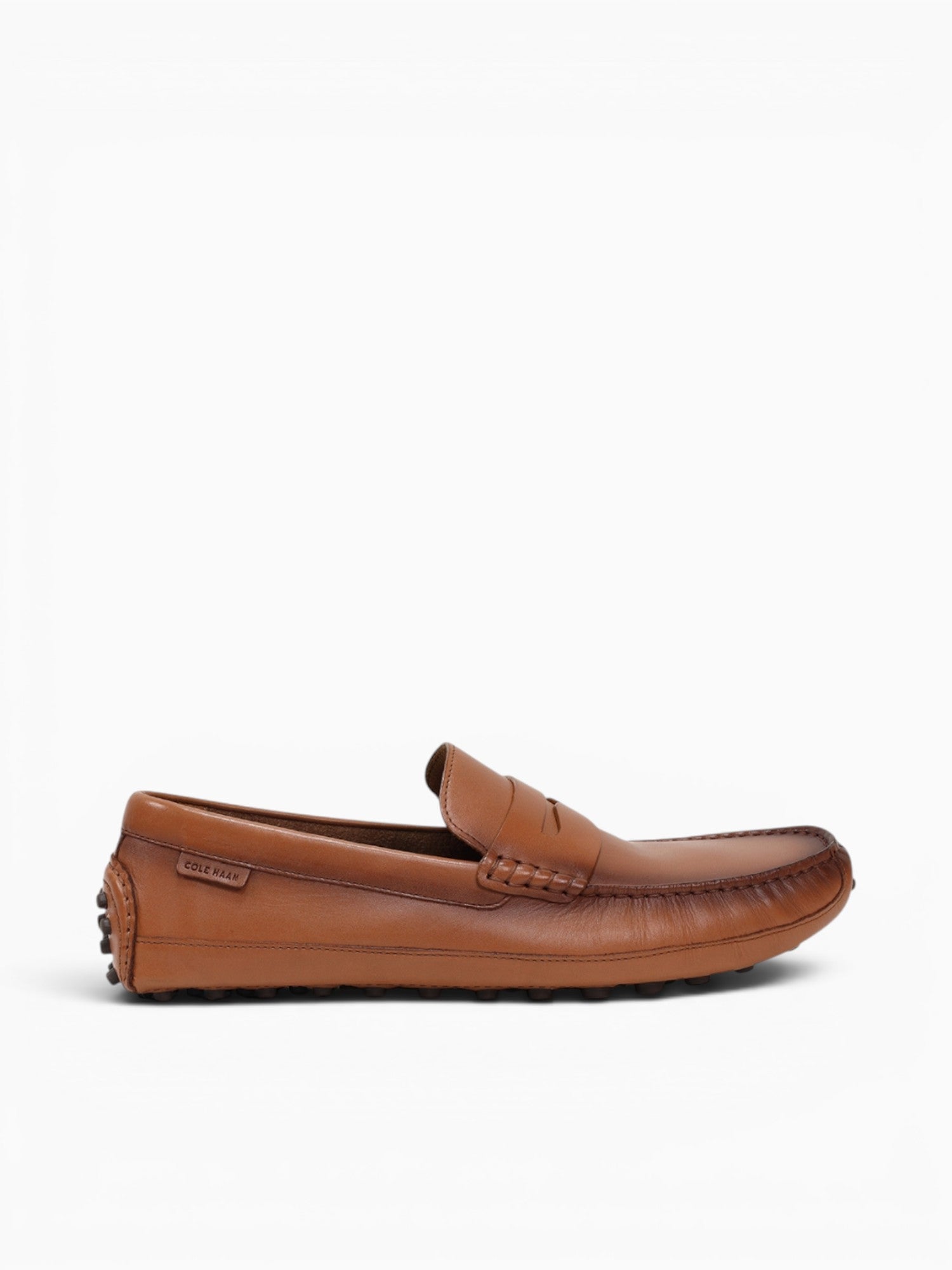 Hall Gand Penny Driving Loafers Leather Tan / 7 / M