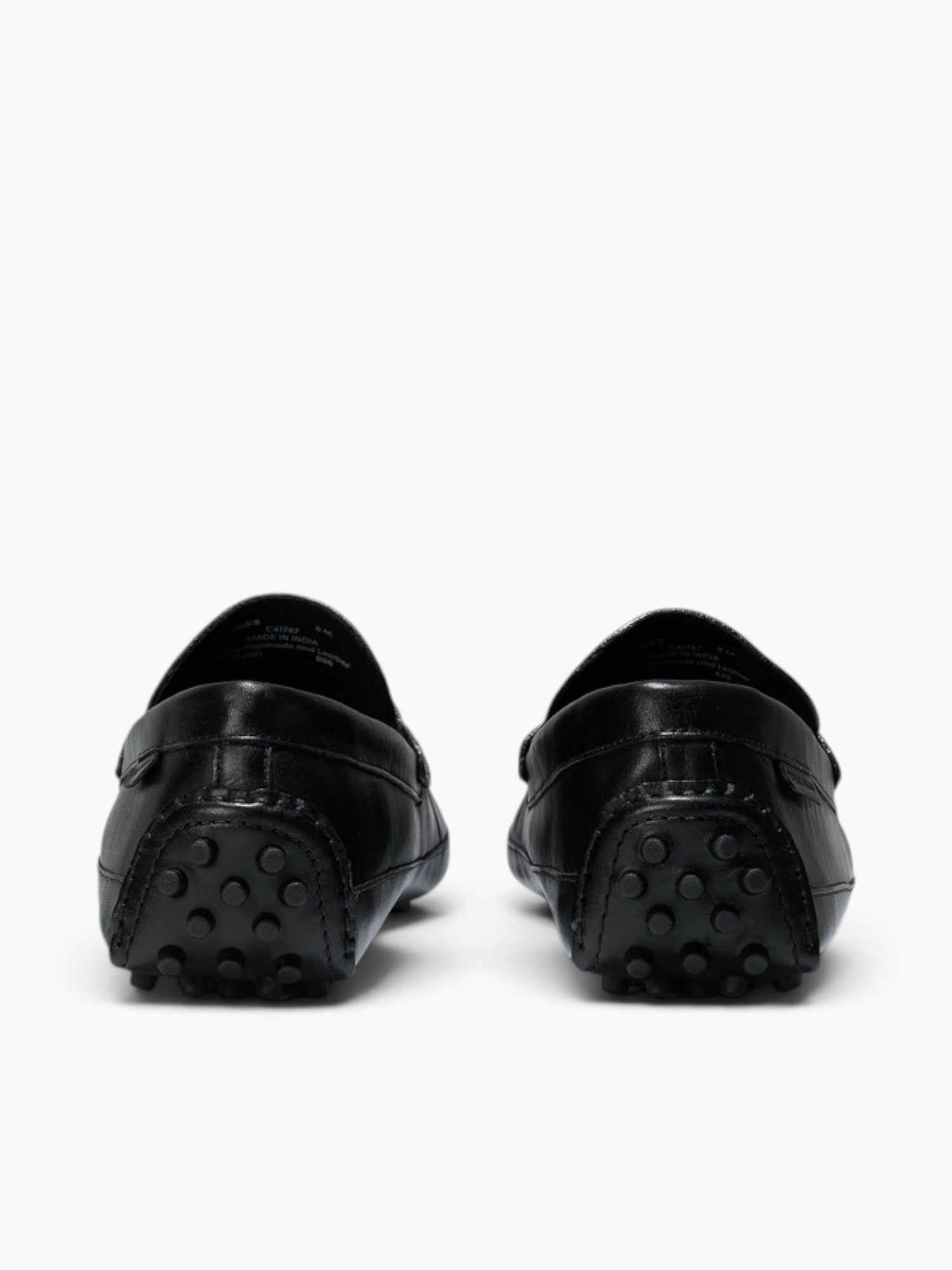 Hall Gand Penny Driving Loafers Leather Black / 7 / M