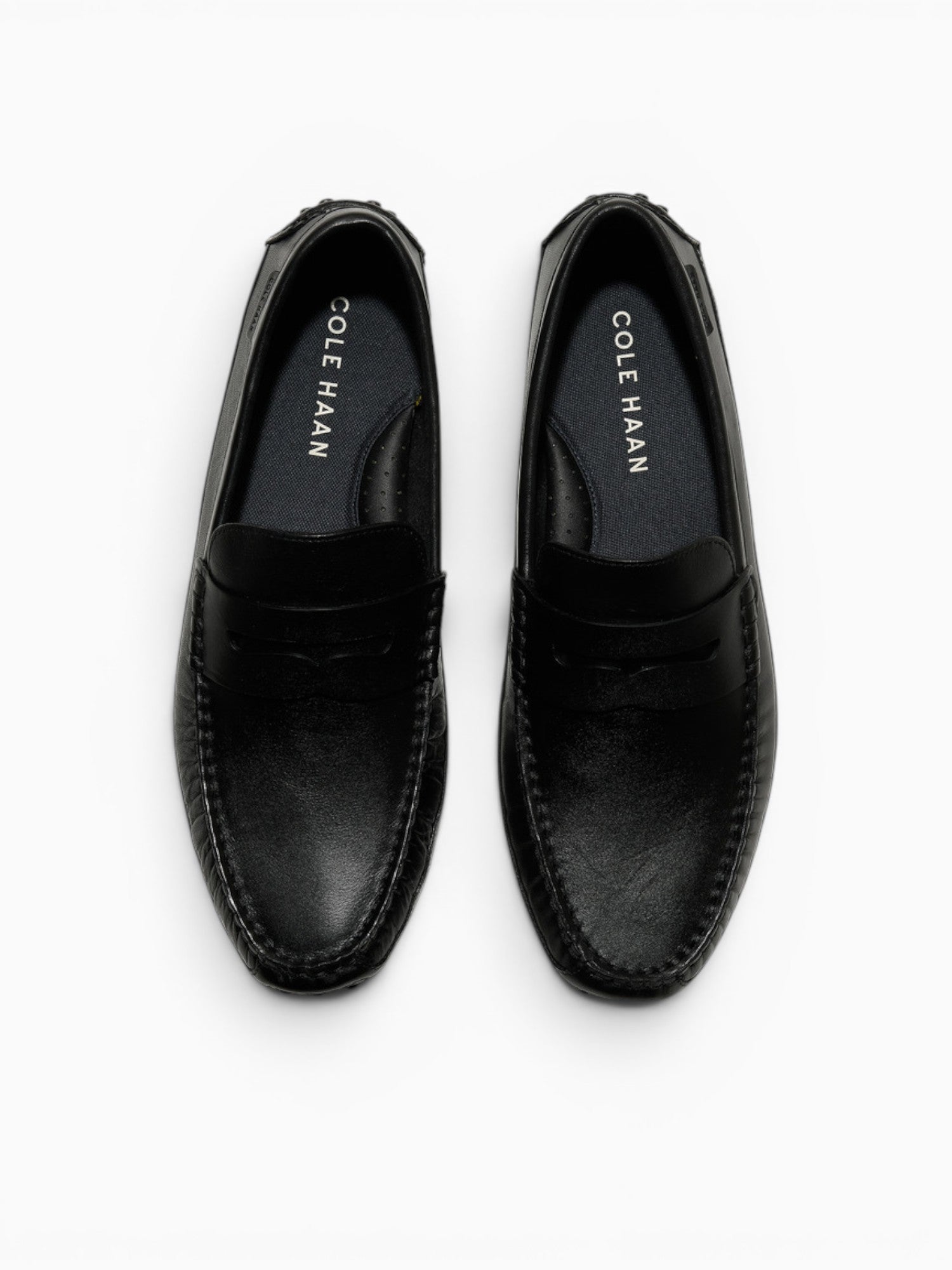 Hall Gand Penny Driving Loafers Leather Black / 7 / M