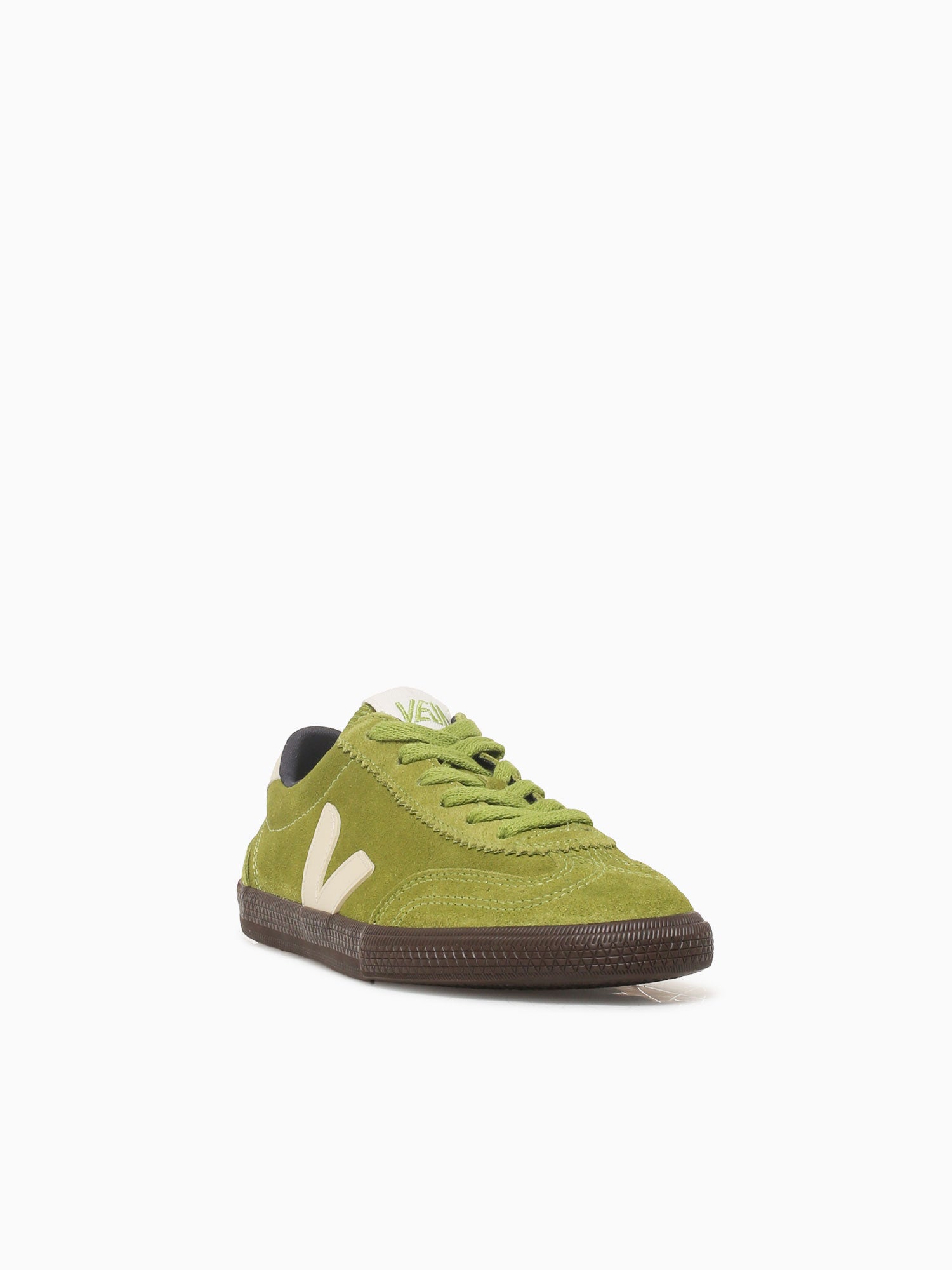 Volley Green Pierre Suede Green / 36 / M