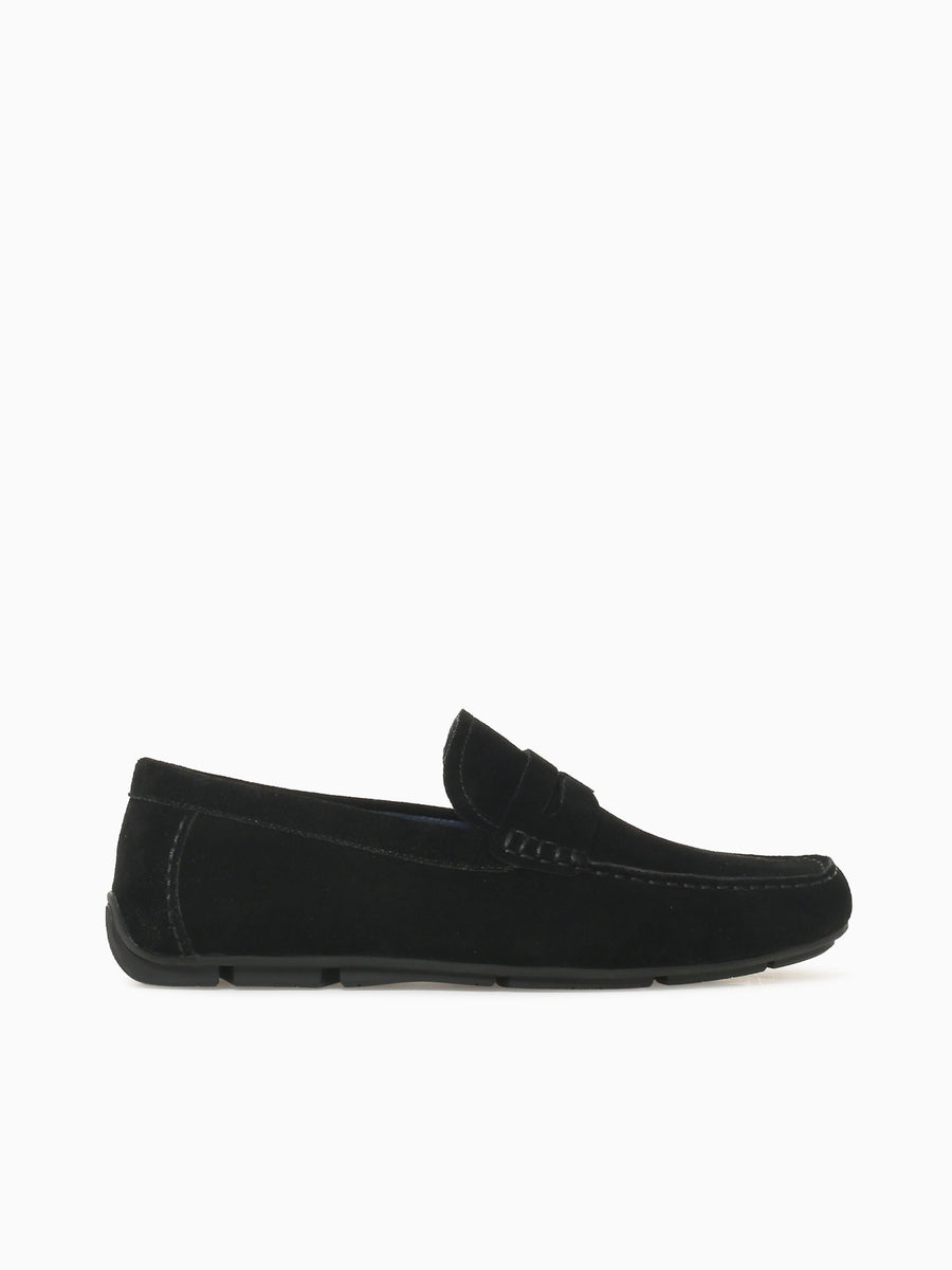 Isaac Black Cow Suede Black / 7 / M