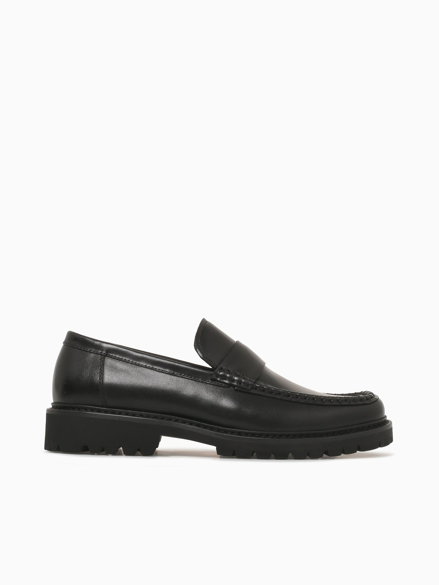 Theodore Black Brushed Claf Leather Black / 7 / M
