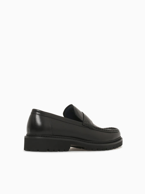 Theodore Black Brushed Claf Leather Black / 7 / M