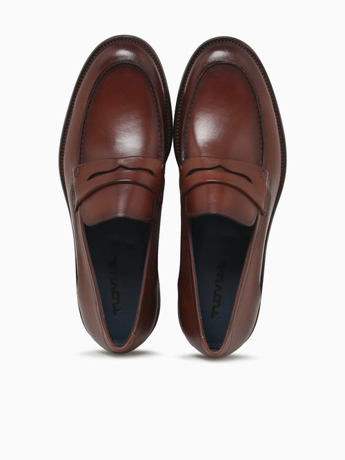 Constantine Tan Brushed Calf Leather Tan / 7 / M