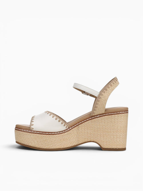 Della Warm White Leather Off White / 5 / M