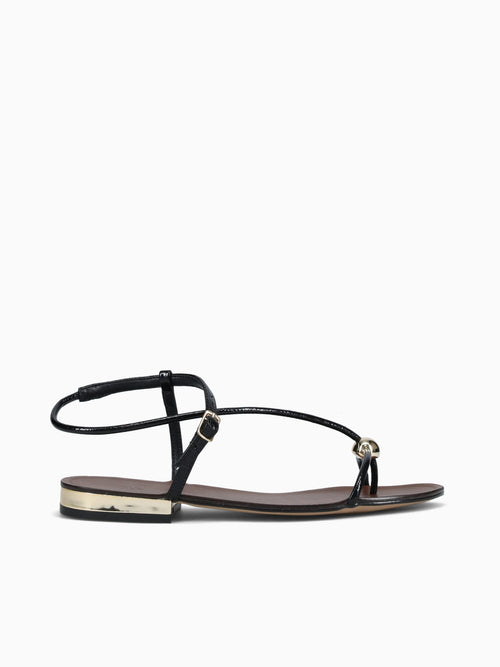 Caris Black Verniz Leather Black / 5 / M