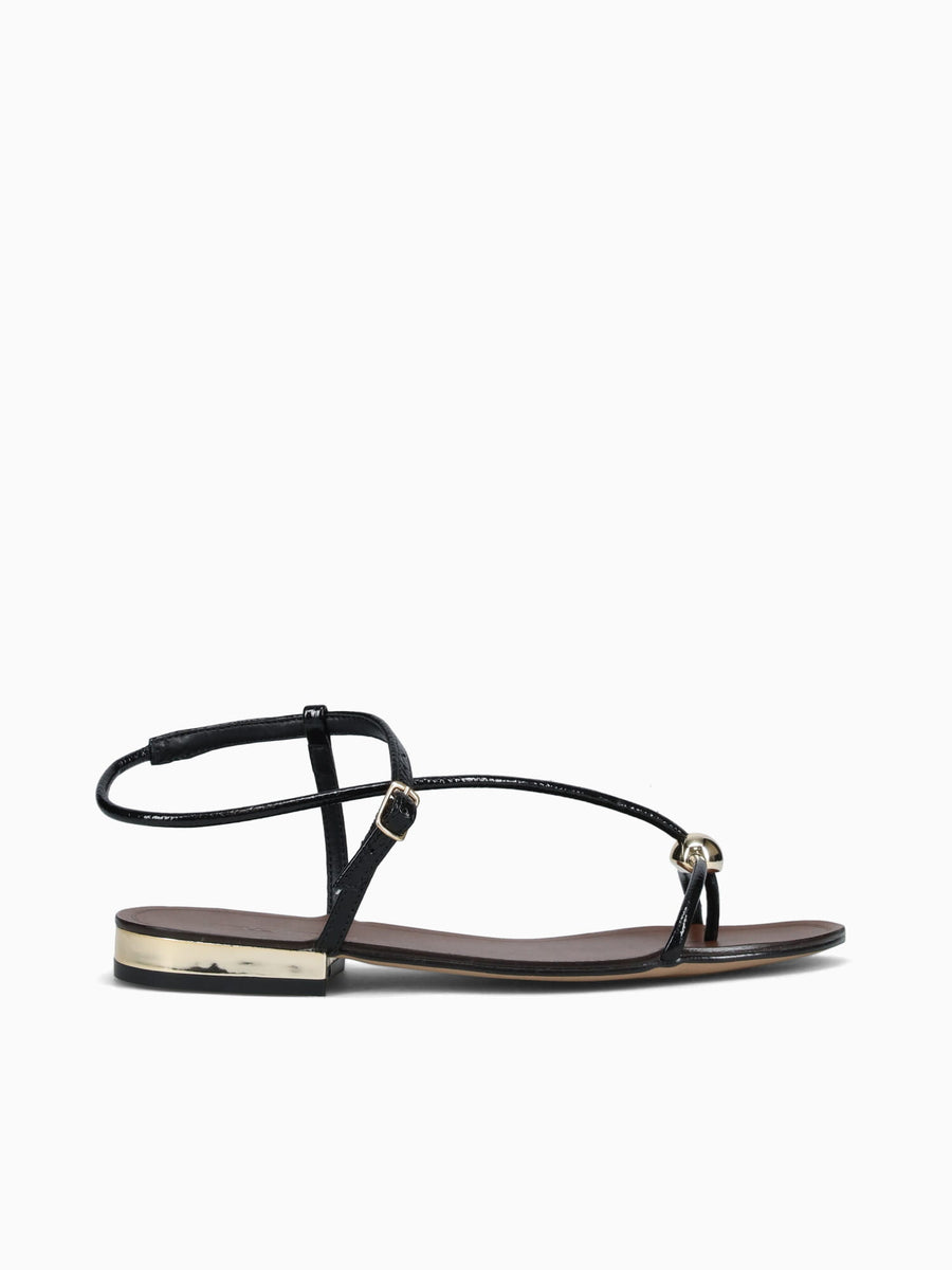 Caris Black Verniz Leather Black / 5 / M