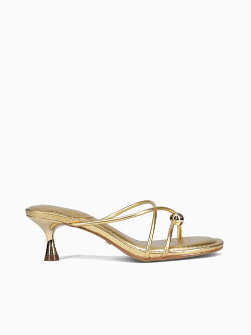 Sylvia Ouro Metal Bala Leather Gold / 5 / M