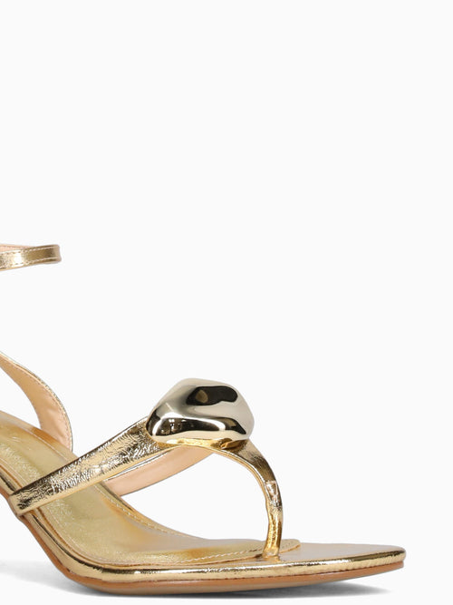Matty Ouro Metal Bala Leather Gold / 5 / M