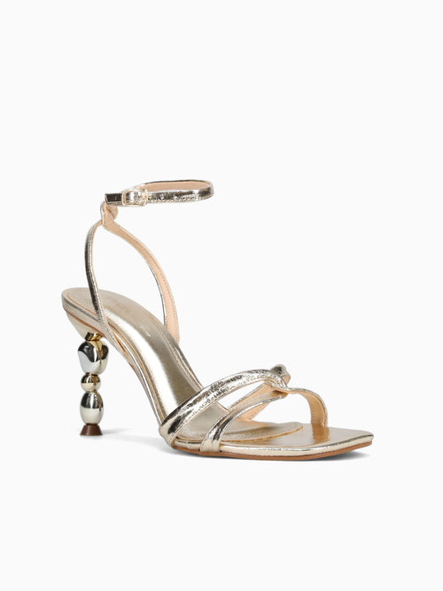 Maud Ouro Light Metal Bala Leather Gold / 5 / M