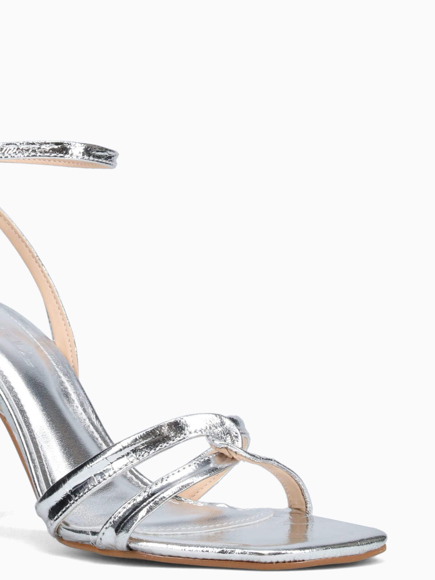 Maud Silver Metal Bala Leather Silver / 5 / M