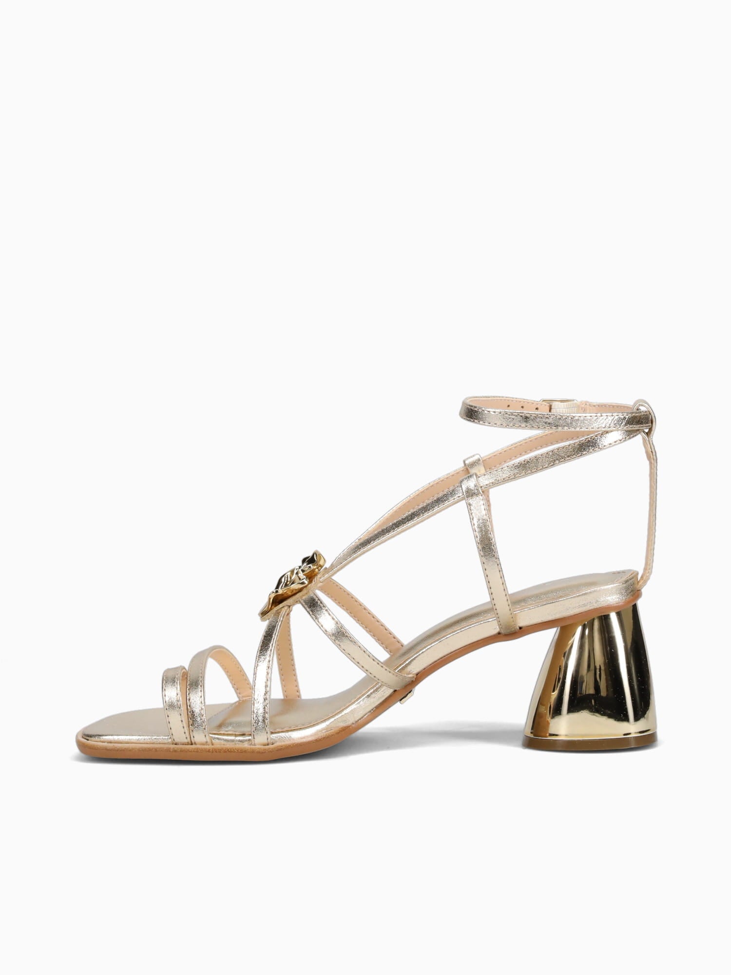 Cecilia Ouro Light Cristal Couro Gold / 5 / M