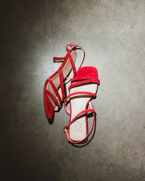 Tiffi Red Suede