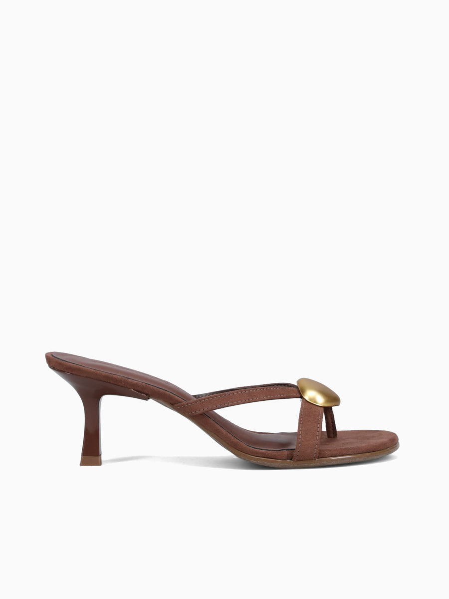 Hillary Brown Gold suede Brown / 5 / M