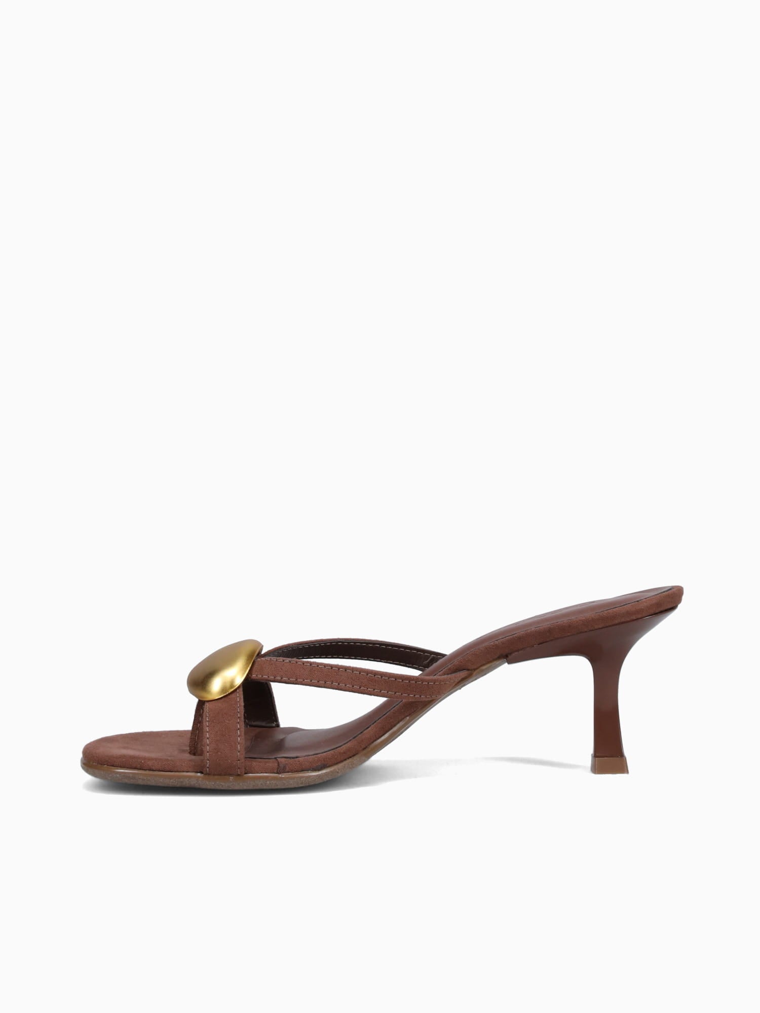 Hillary Brown Gold suede Brown / 5 / M