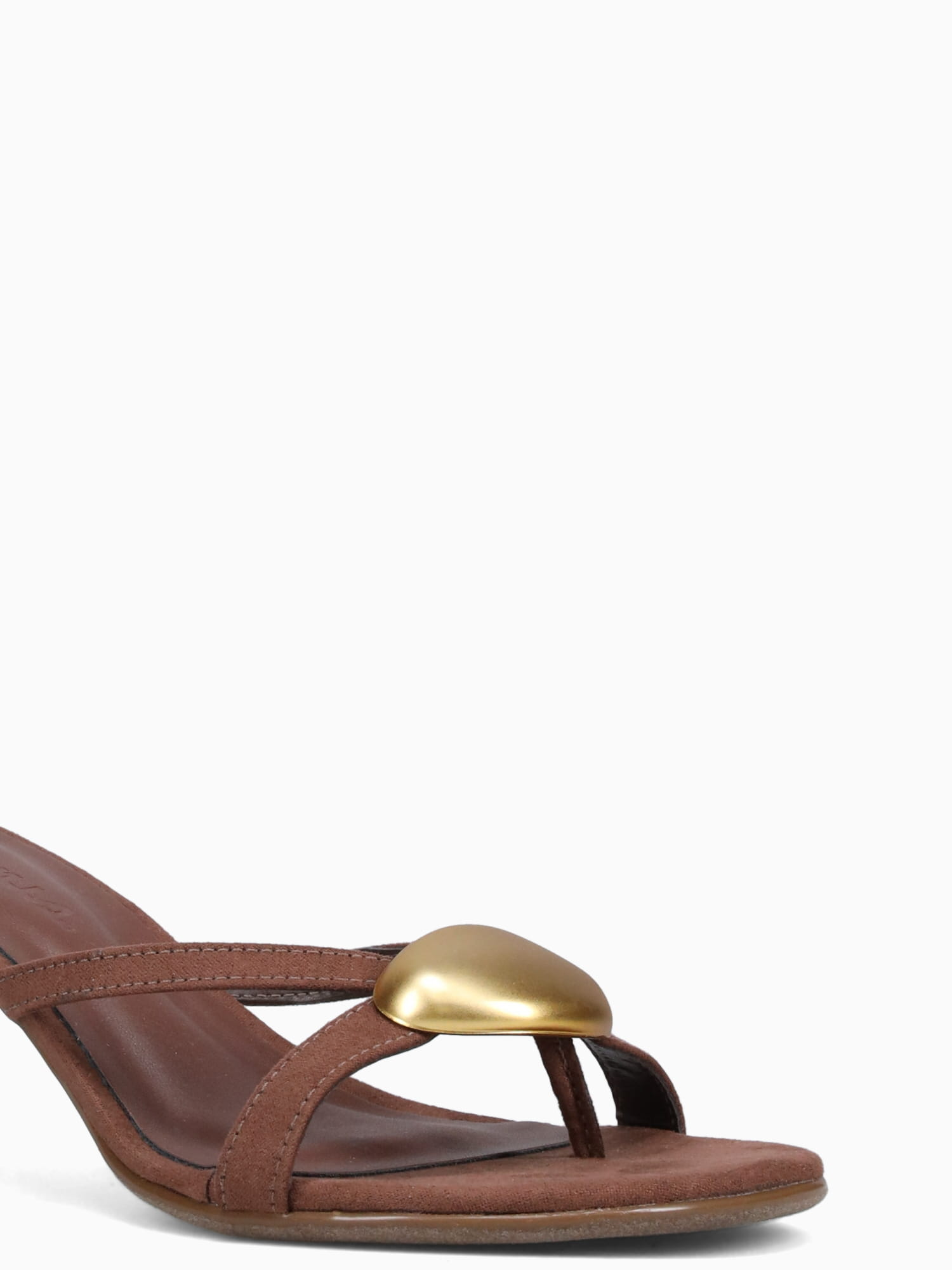 Hillary Brown Gold suede Brown / 5 / M