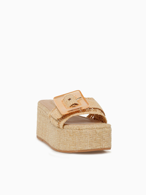 Kailin Beige Raffia Beige / 5 / M