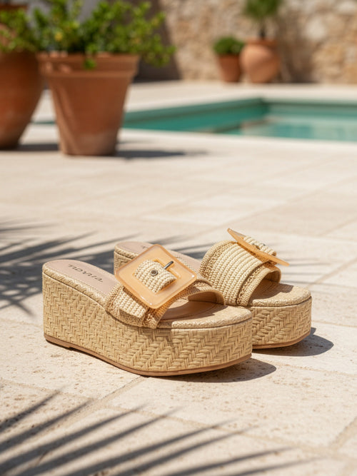 Kailin Beige Raffia