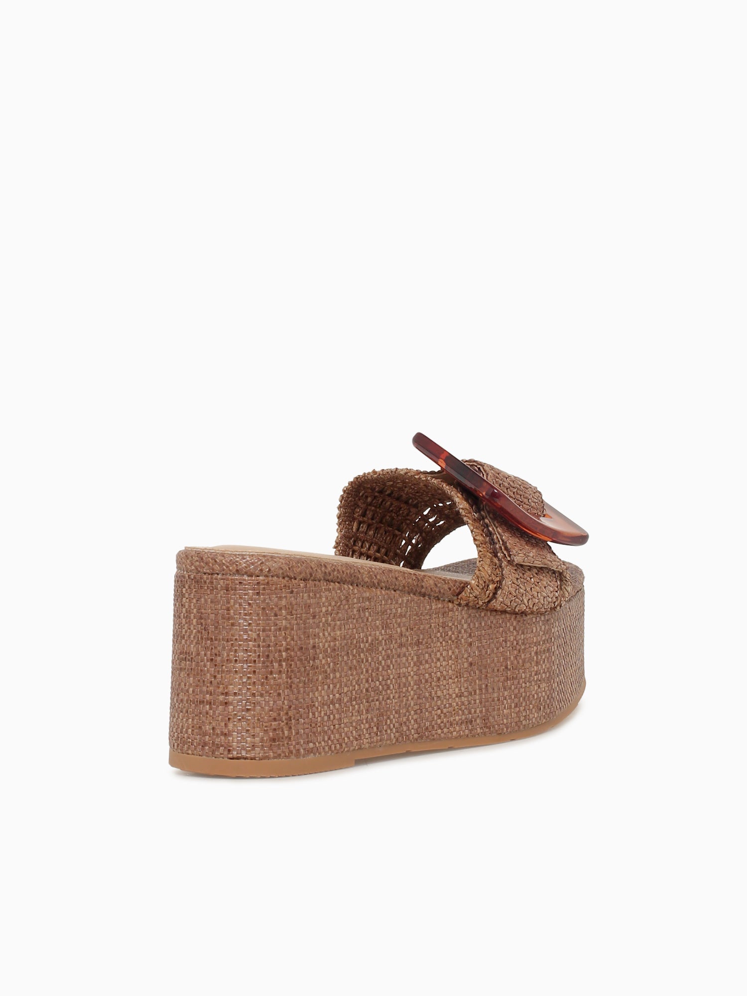 Kailin Brown Raffia Brown / 5 / M