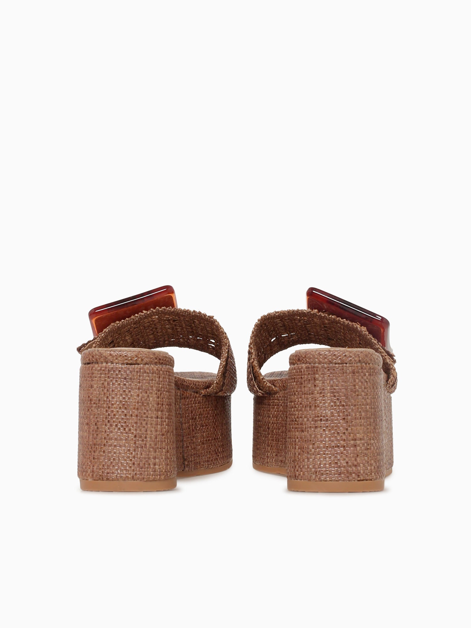 Kailin Brown Raffia Brown / 5 / M
