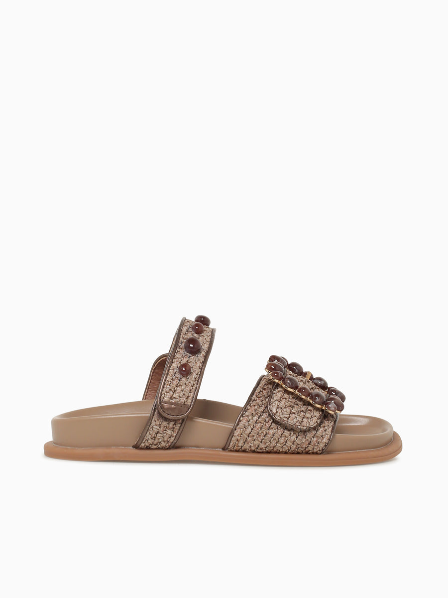 Kailis Brown Raffia Brown / 5 / M