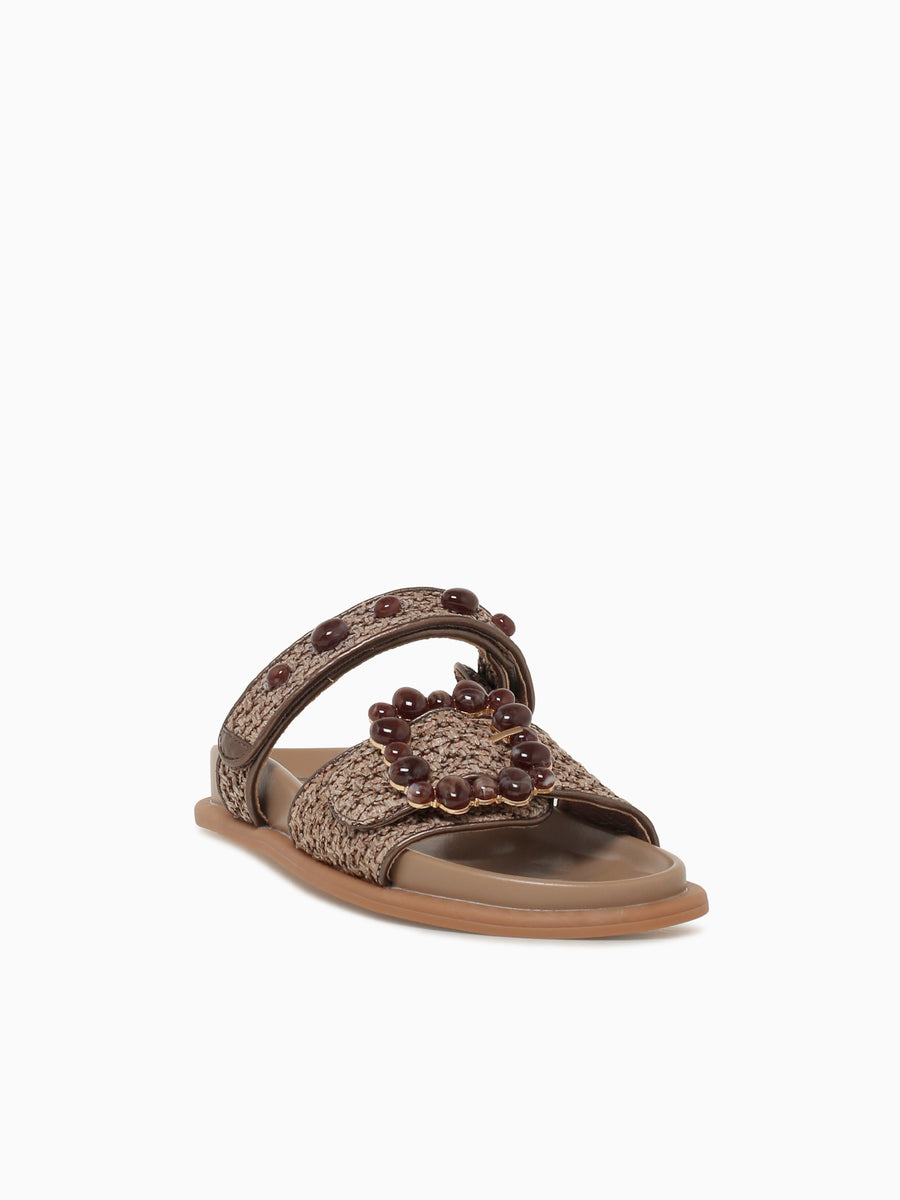Kailis Brown Raffia Brown / 5 / M