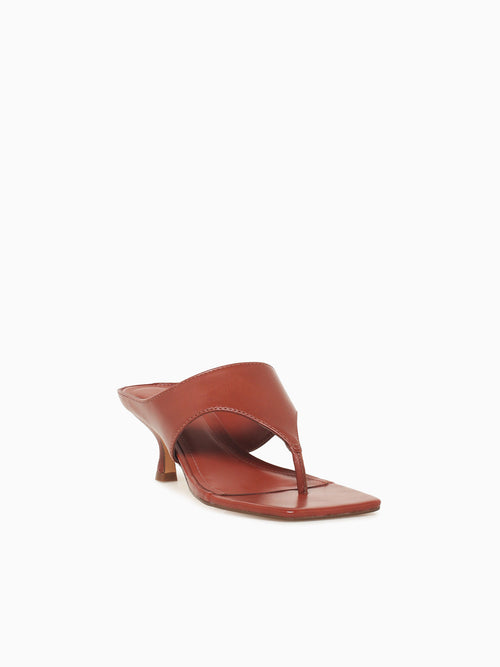 Ayla Burnt Wood Touino Leather Tan / 5 / M