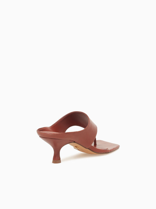 Ayla Burnt Wood Touino Leather Tan / 5 / M