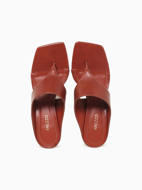 Ayla Burnt Wood Touino Leather Tan / 5 / M