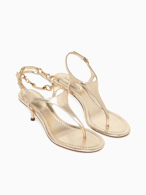 Dafne Platino Leather Metal