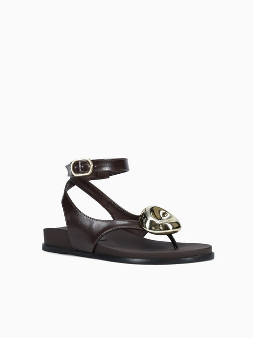 Letizia Marrom Napa Intense Brown / 5 / M
