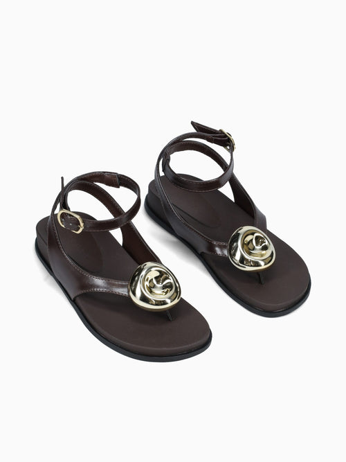 Letizia Marrom Napa Intense Brown / 5 / M