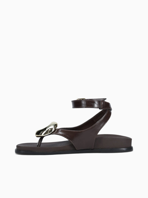 Letizia Marrom Napa Intense Brown / 5 / M