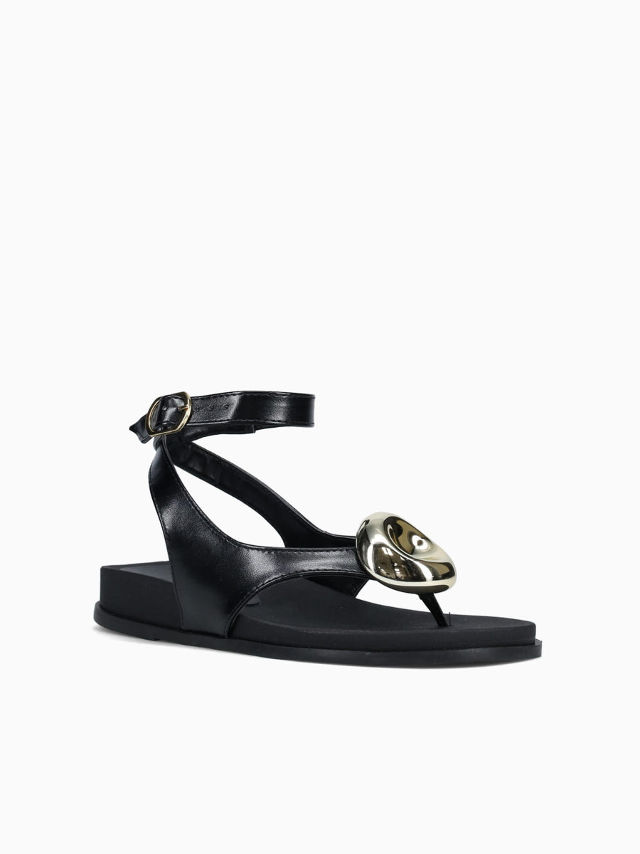 Letizia Black Napa Intense Black / 5 / M