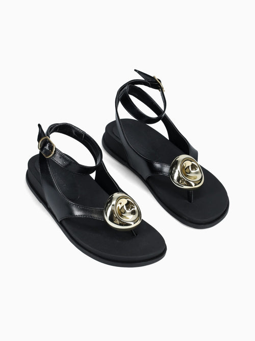 Letizia Black Napa Intense Black / 5 / M