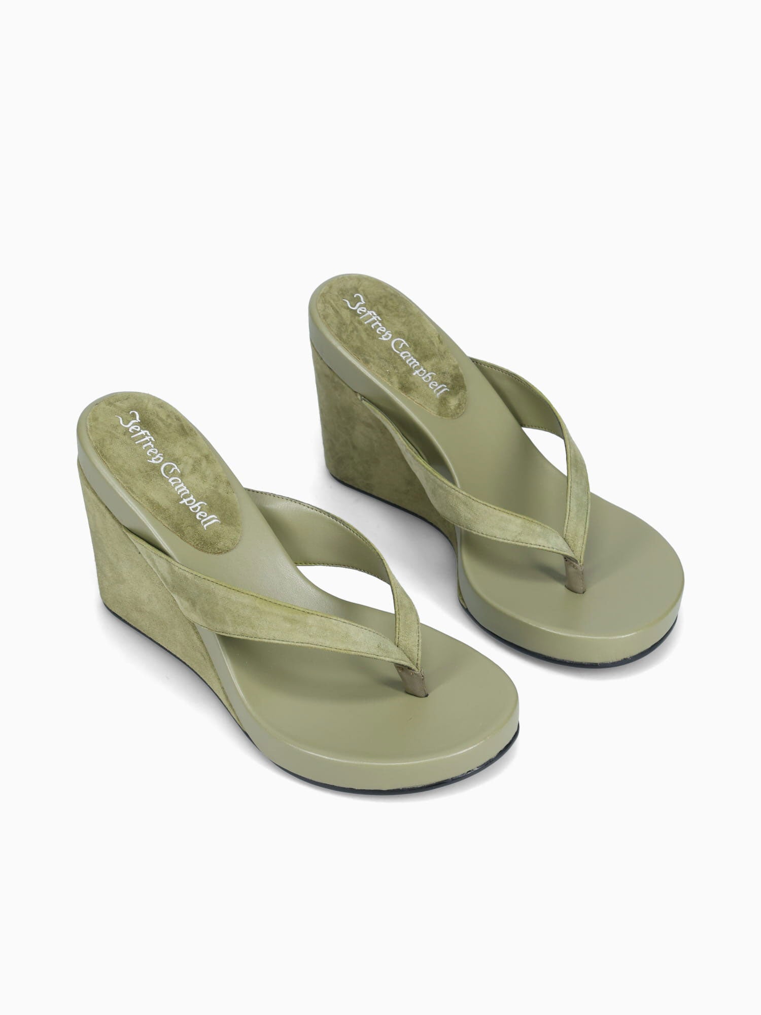 Liezel Olive Suede Dark Green / 5 / M